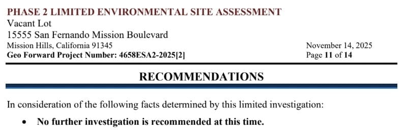 Phase II Environmental Is Complete! image 2