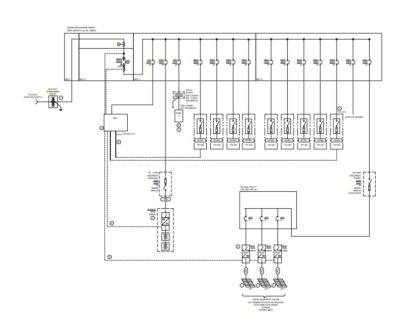 Site Plan & Electrical Single Line Diagram image 1