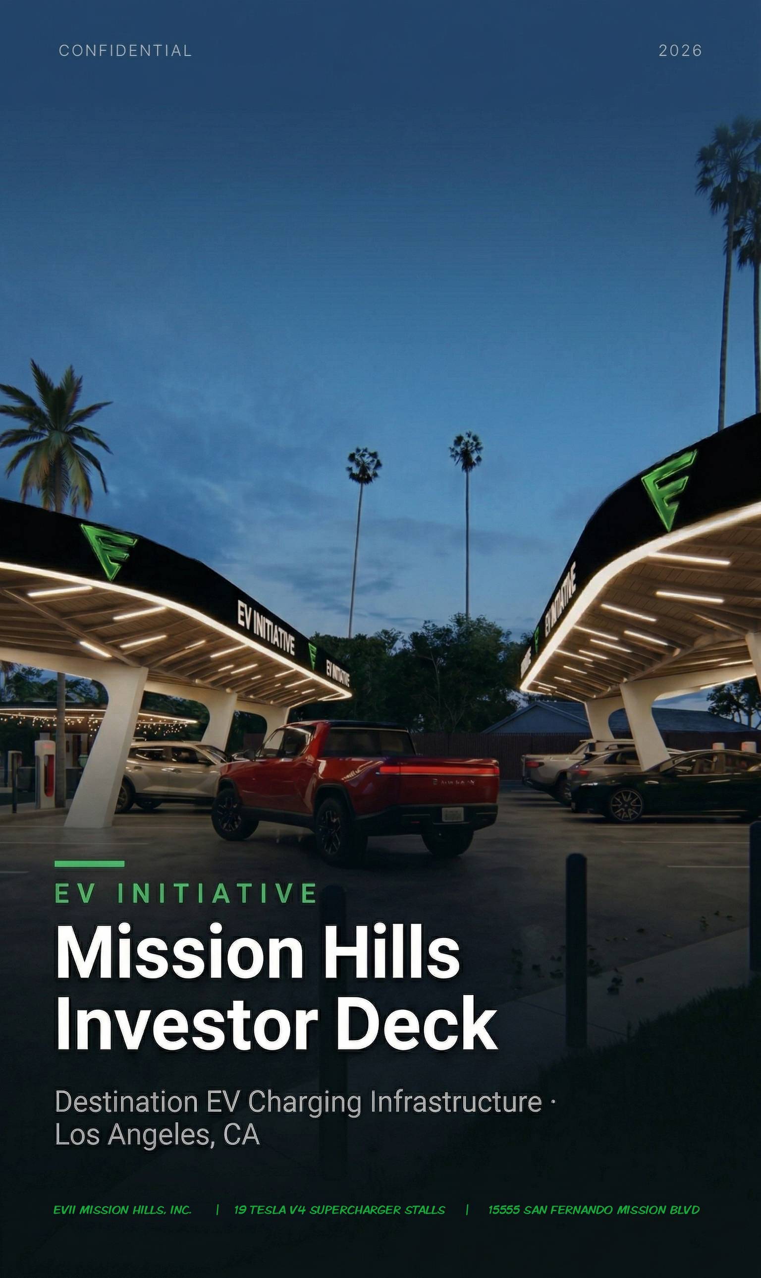 EVII Mission Hills Investor Deck cover